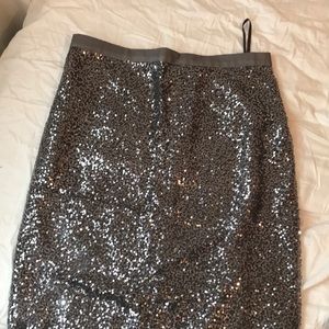 J. Crew sequin pencil skirt